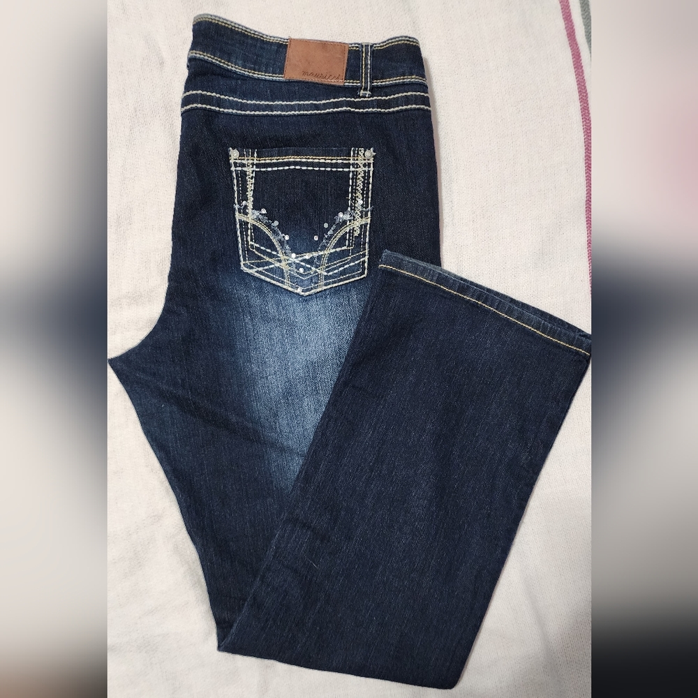 Womens Boots Cut Jeans